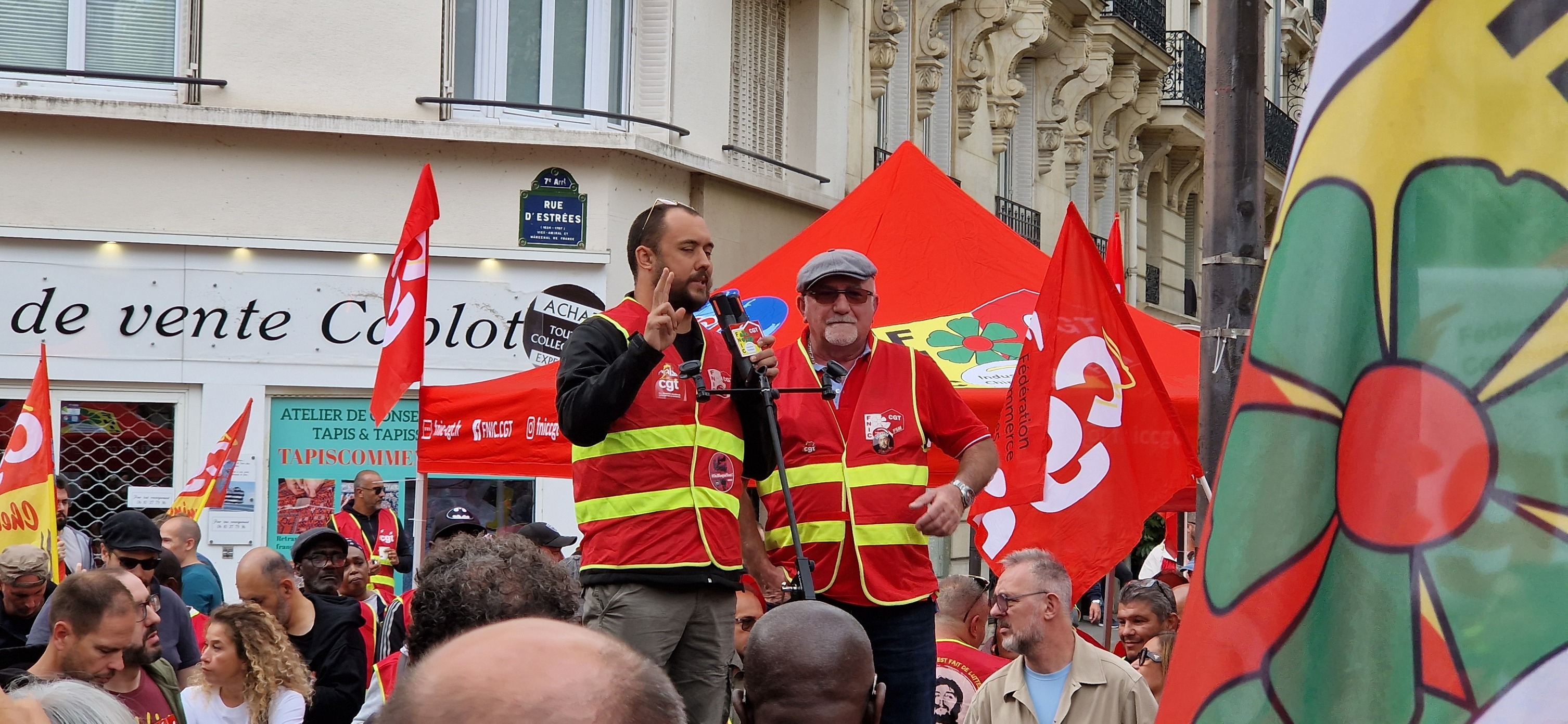 Manifestation CGT - Discours